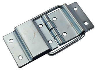 Lid Restraint Strut Hinge Zinc Plated Steel
